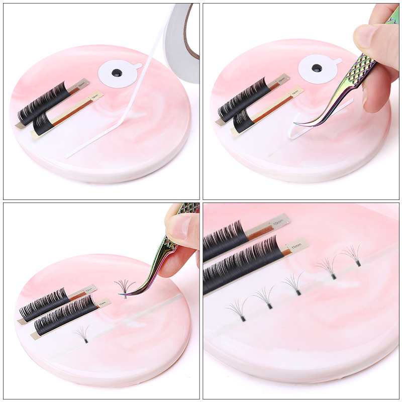 40 Mét/bộ Dễ Dàng Quạt Băng 3D - đánh giá và giá Eyelash Extension Fan