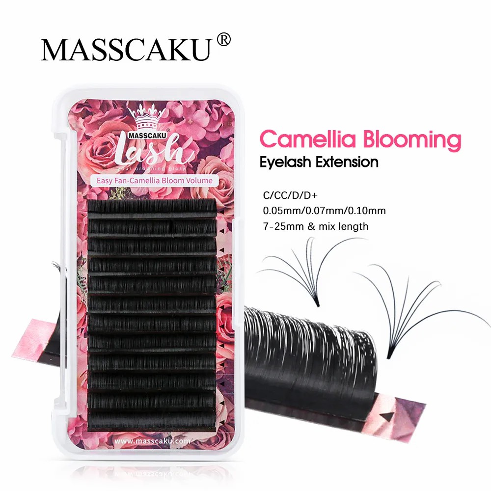 MASSCAKU Dễ Dàng Quạt Tập Mega - đánh giá và giá Eyelash Extension Human Hair