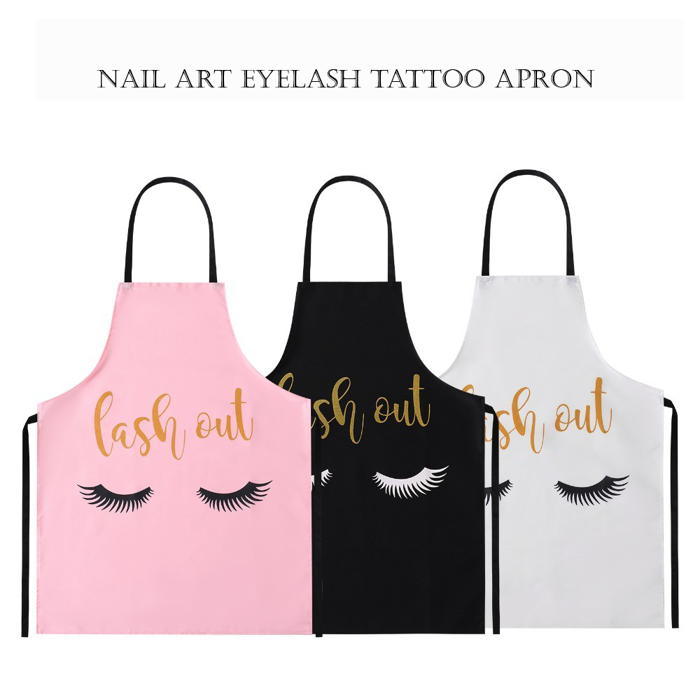 Funny Eyelash Printed Aprons W - đánh giá và giá Funny Eyelash Extension