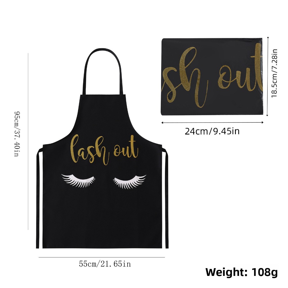 Funny Eyelash Printed Aprons W - đánh giá và giá Funny Eyelash Extension