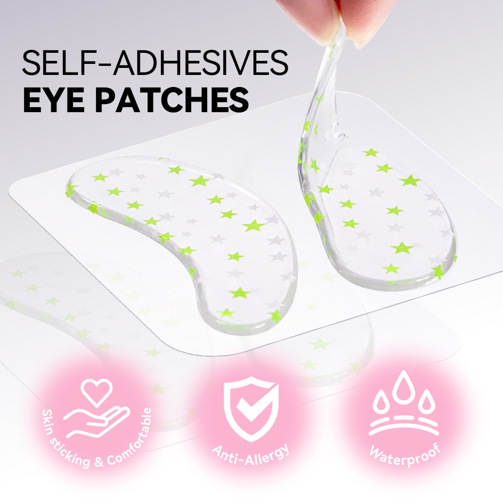 DAMMAN 1/5 Pair Silicone Eye P - đánh giá và giá Eyelash Extension Eye Mask