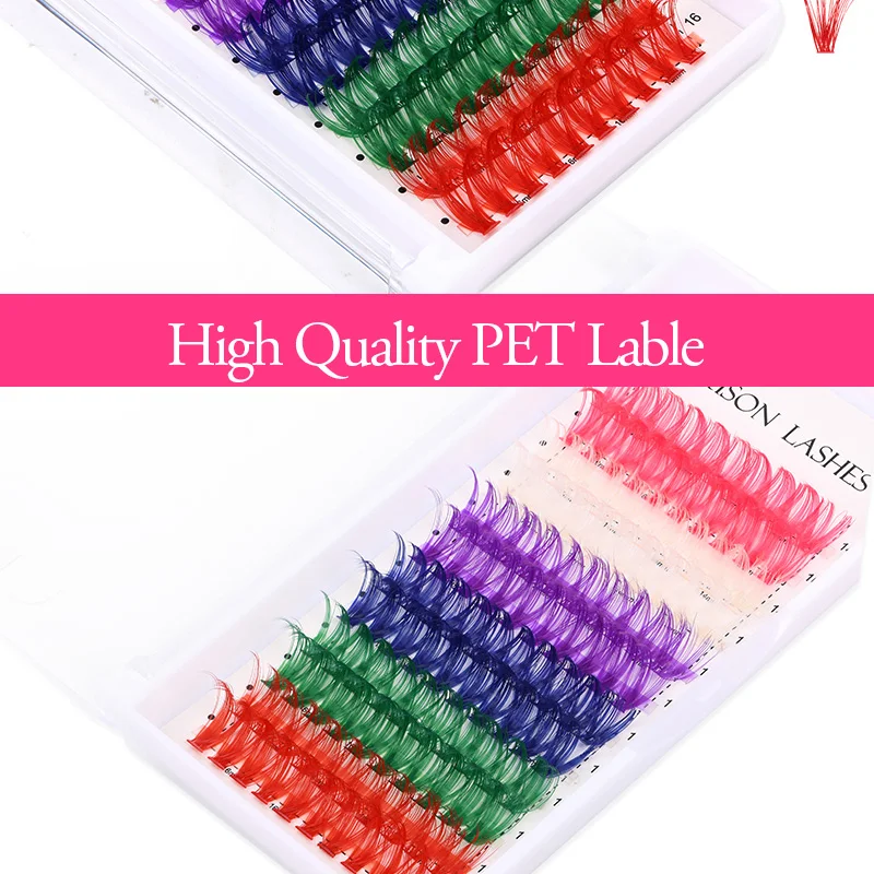ARISON 12 Rows Mixed Colored C - đánh giá và giá Funny Eyelash Extension