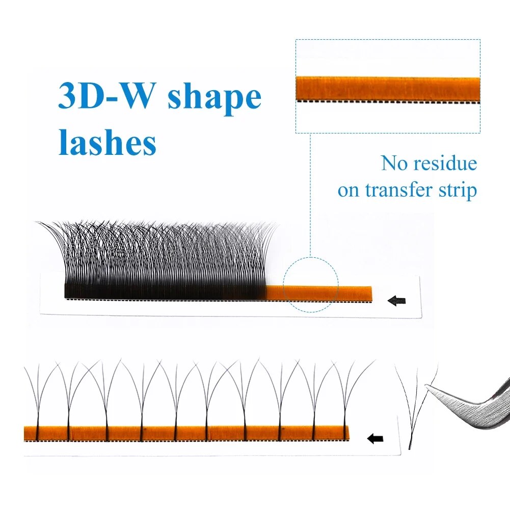 Wendy Lashes W Shape Supplies  - đánh giá và giá Eyelash Extension Human Hair