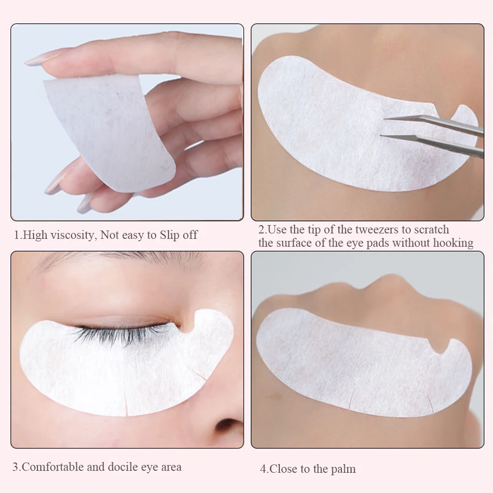 50/100PCS U Shape Eyelash Pads - đánh giá và giá Eyelash Extension Eye Mask