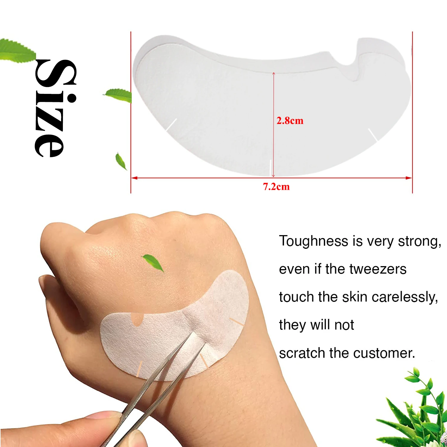 50/100PCS U Shape Eyelash Pads - đánh giá và giá Eyelash Extension Eye Mask