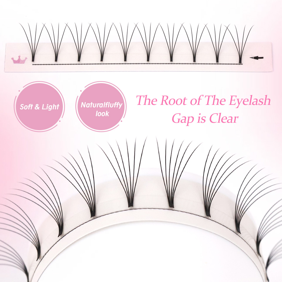 AGUUD Soft Natural Premade Vol - đánh giá và giá Eyelash Extension Human Hair