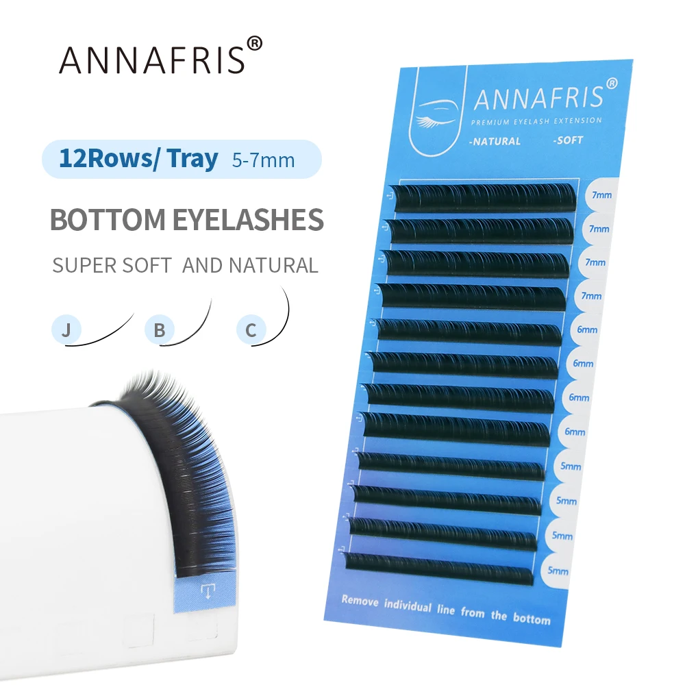 ANNAFRIS Dưới Làn Mi 5-7Mm Mix - đánh giá và giá Eyelash Extension Human Hair