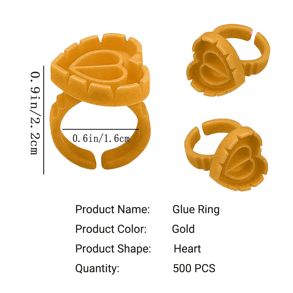 500PCS Glue Rings for Lash Ext - đánh giá và giá Eyelash Extension Fan