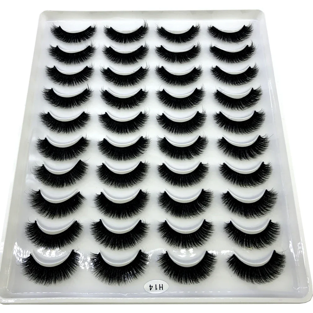 HBZGTLAD 20 pairs natural long - đánh giá và giá Eyelash Extension Full Set
