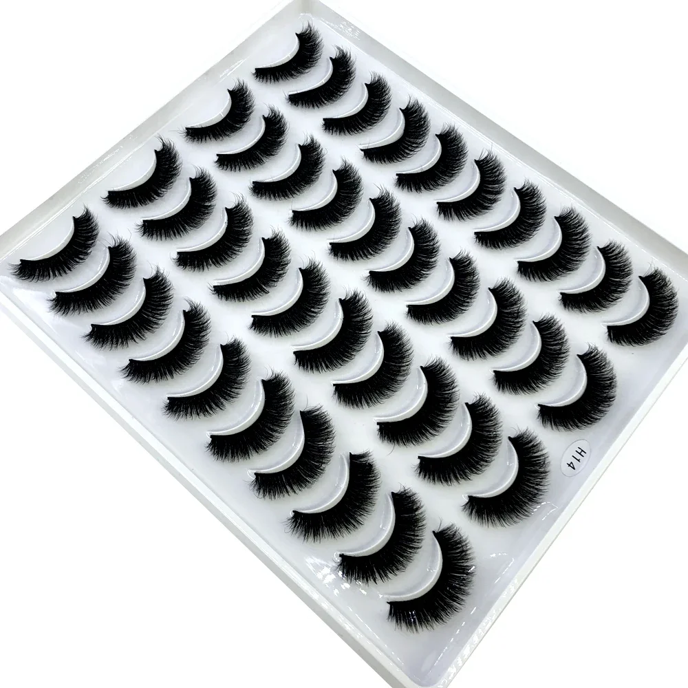HBZGTLAD 20 pairs natural long - đánh giá và giá Eyelash Extension Full Set