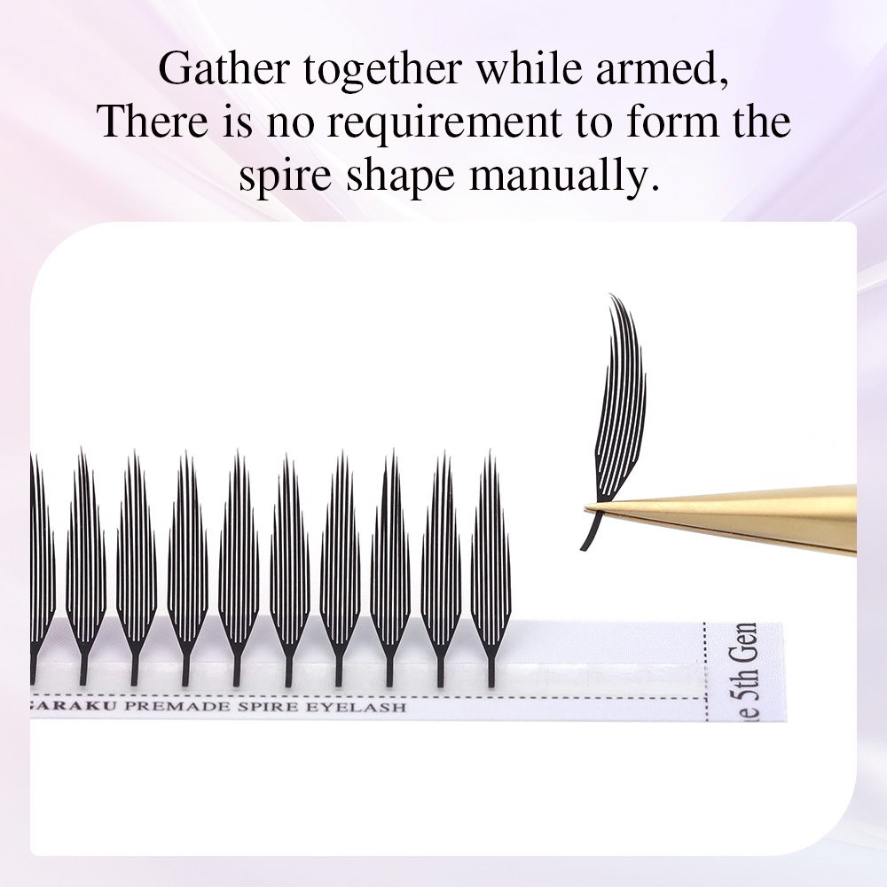 NAGARAKU Premade Spire Eyelash - đánh giá và giá Funny Eyelash Extension