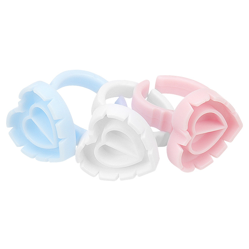 100Pcs Disposable Glue Ring Ho - đánh giá và giá Eyelash Extension Fan