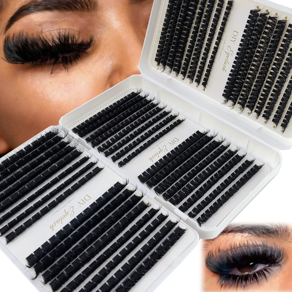 HBZGTLAD 200D-60D Bottom and P - đánh giá và giá Eyelash Extension Single Lash