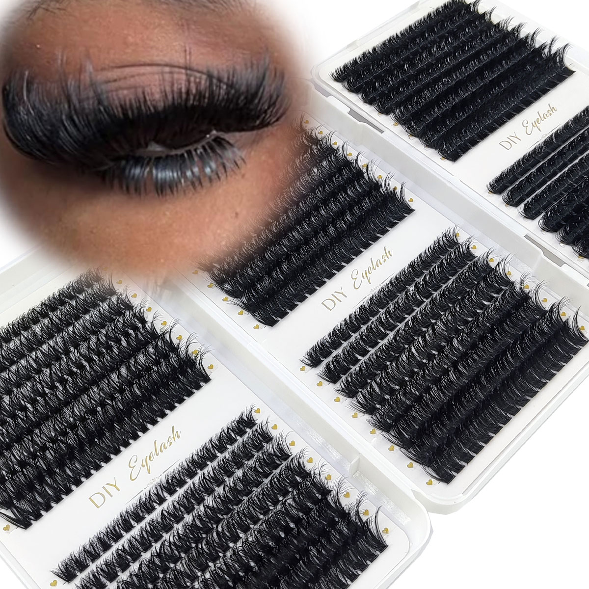 HBZGTLAD 200D-60D Bottom and P - đánh giá và giá Eyelash Extension Single Lash