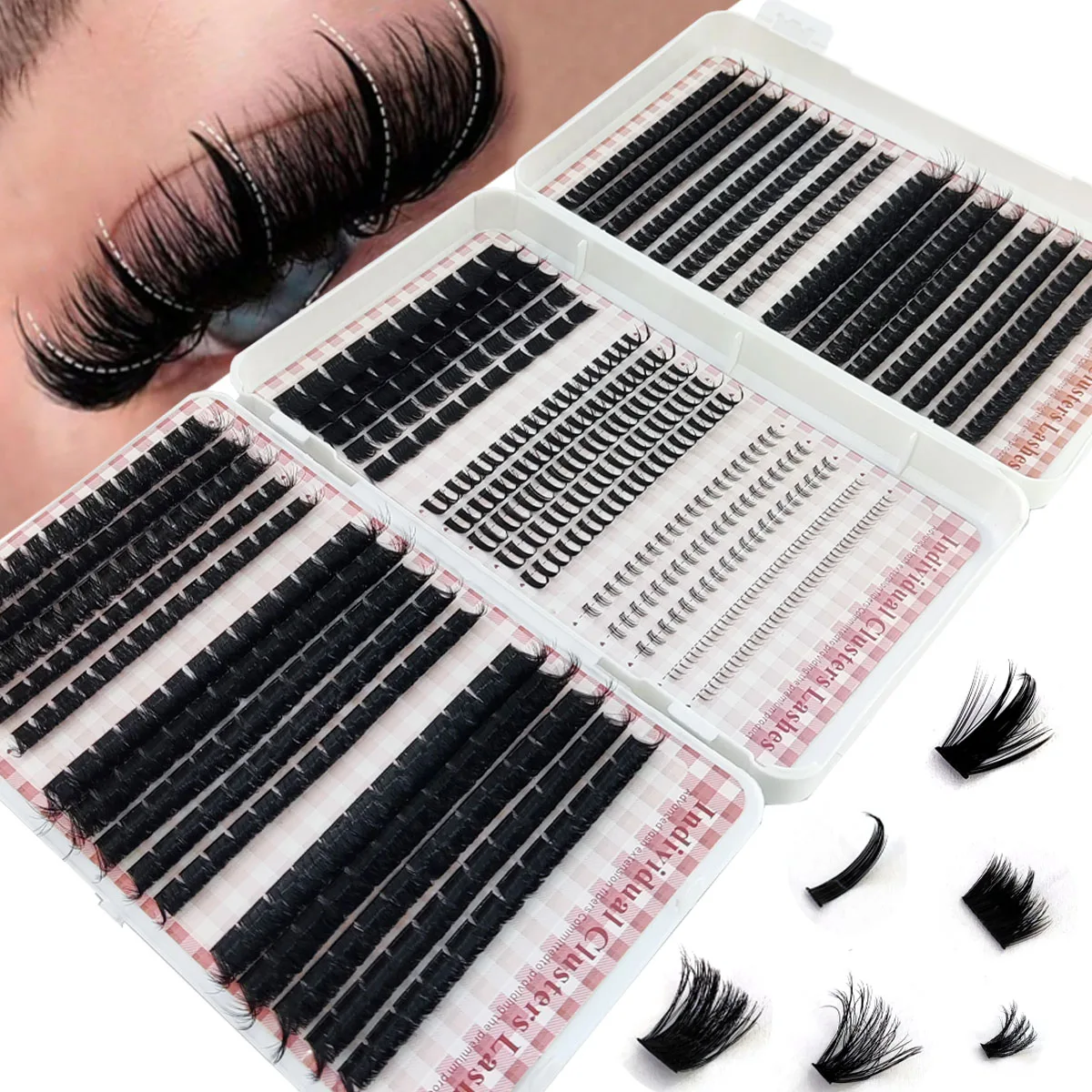 HBZGTLAD 200D-60D Bottom and P - đánh giá và giá Eyelash Extension Single Lash