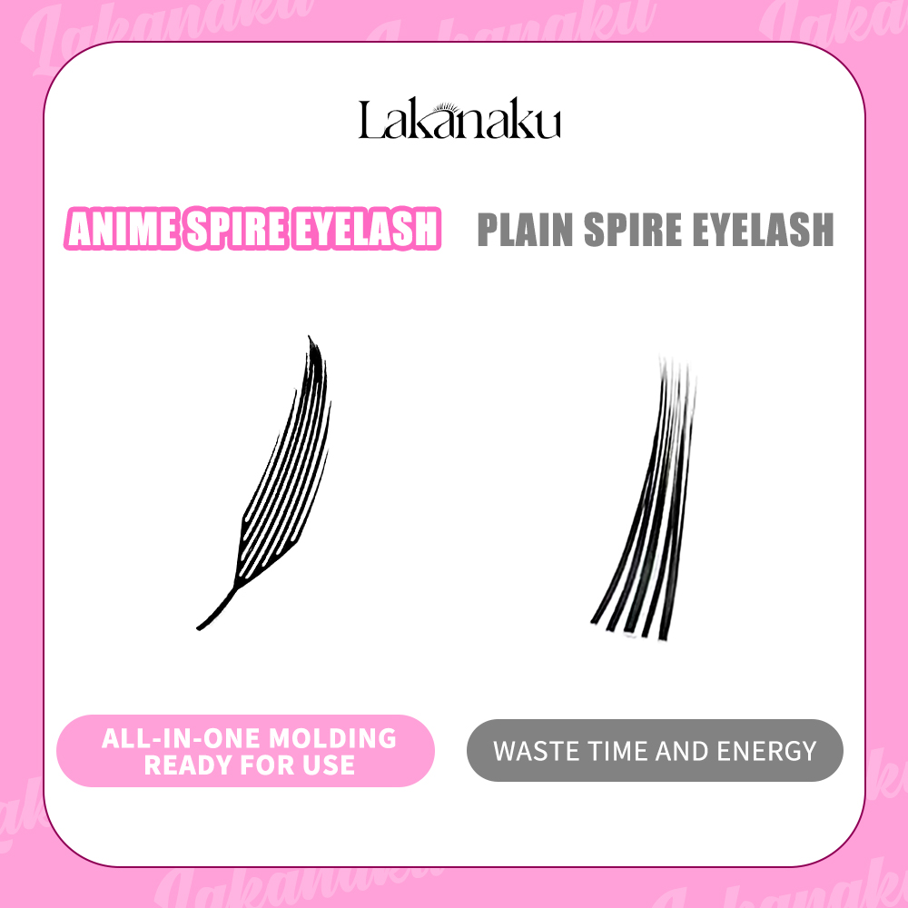 LAKANAKU Manga Anime Spire Eye - đánh giá và giá Funny Eyelash Extension