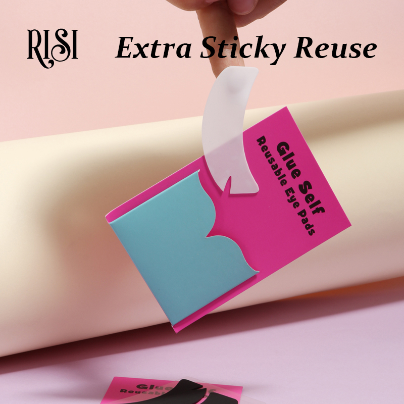 RISI Super Sticky Silicone Eye - đánh giá và giá Eyelash Extension Eye Mask