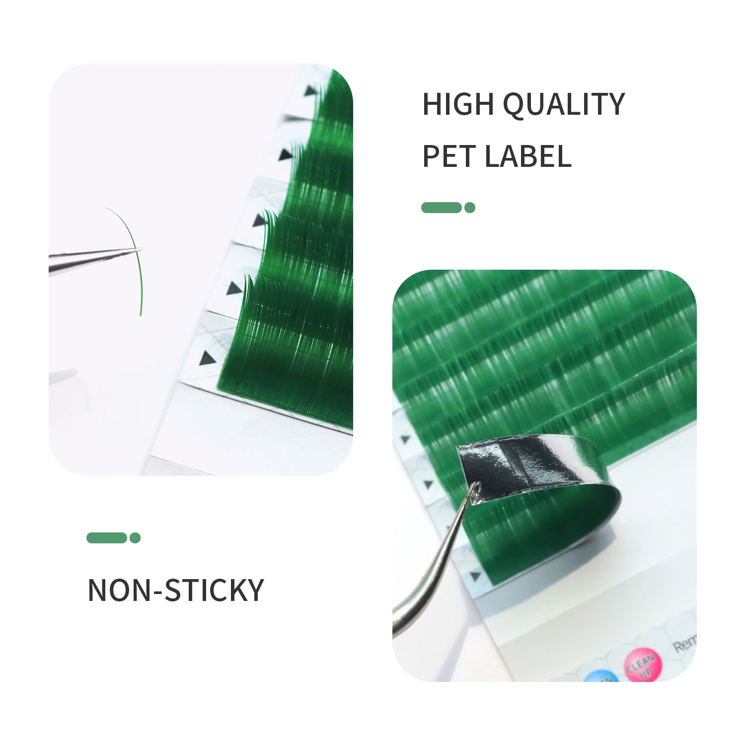 GLAMLASH Màu Làn Mi Tím Xanh N - đánh giá và giá Eyelash Extension Human Hair