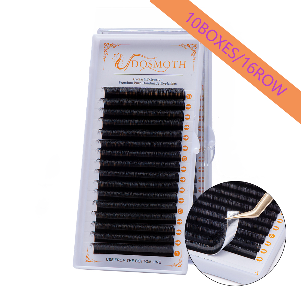 10 Khay 16 Hàng/7-16 Mm Chồn N - đánh giá và giá Eyelash Extension Human Hair