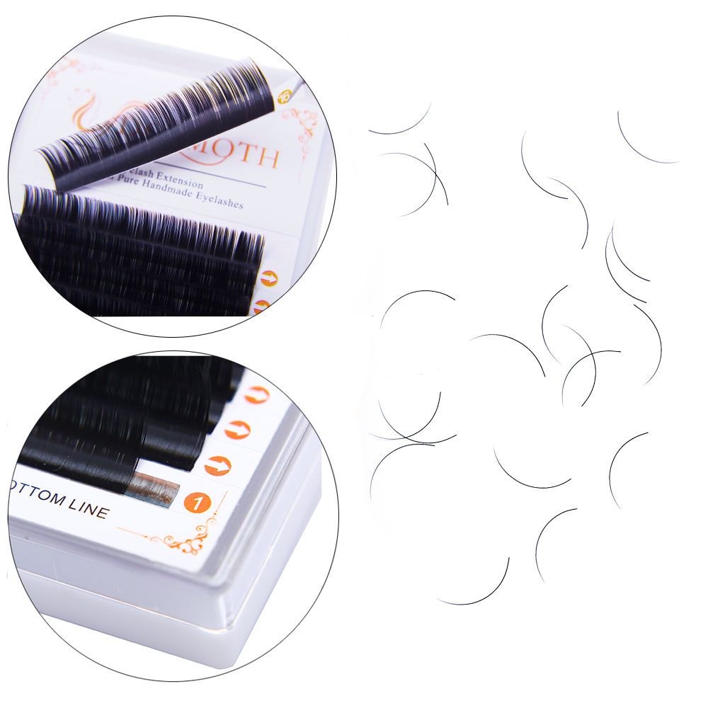 10 Khay 16 Hàng/7-16 Mm Chồn N - đánh giá và giá Eyelash Extension Human Hair