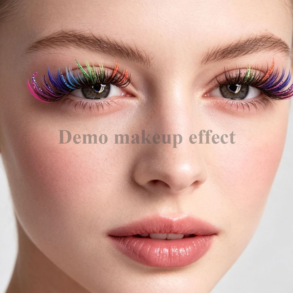 Color Glitter DIY Cluster Lash - đánh giá và giá Funny Eyelash Extension