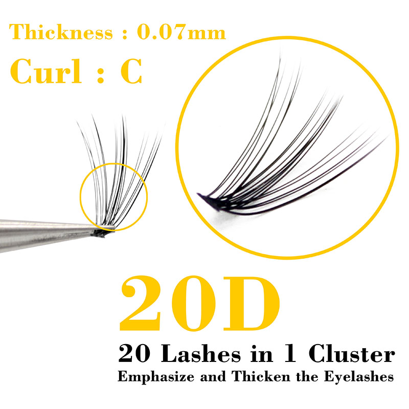 Kimcci 60 Bó Chồn Cây Nối Mi T - đánh giá và giá Eyelash Extension Human Hair