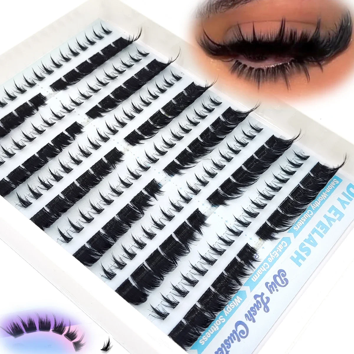 HBZGTLAD new dramatic diagonal - đánh giá và giá Eyelash Extension Single Lash